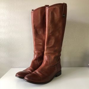 Frye Melissa Button Extended Calf Riding Boot